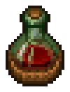 Wine bottle item icon